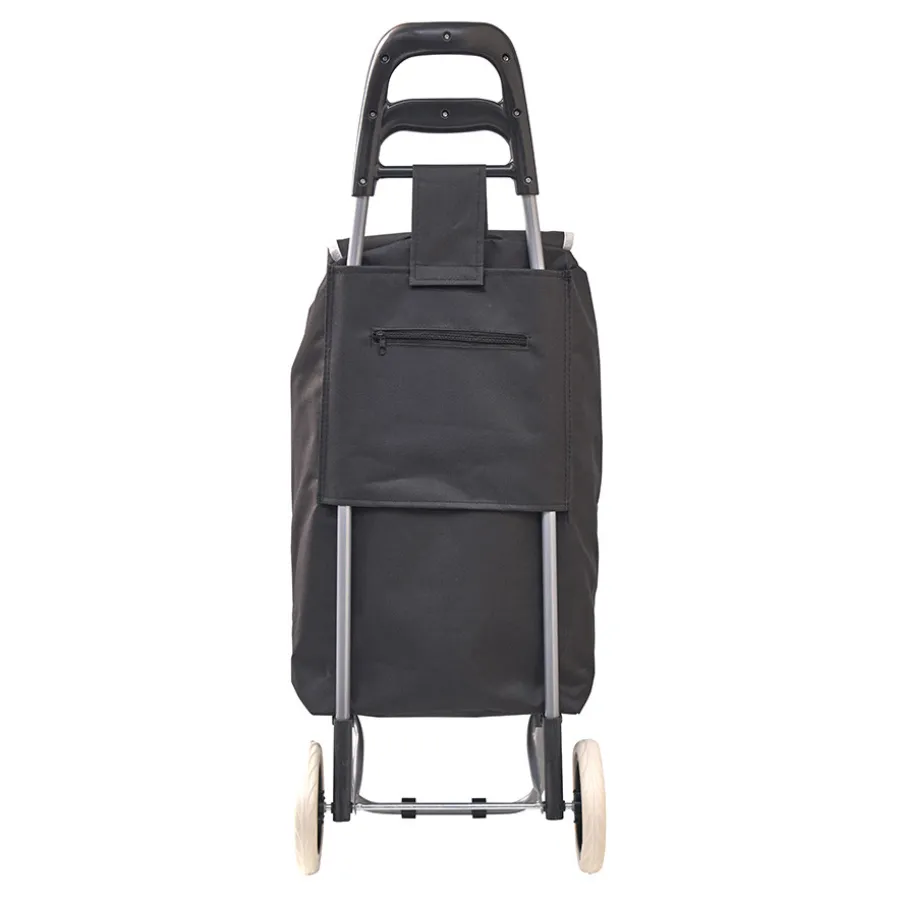 Shop Chariot de courses avec 2 sacs interchangeables Panier De Rangement
