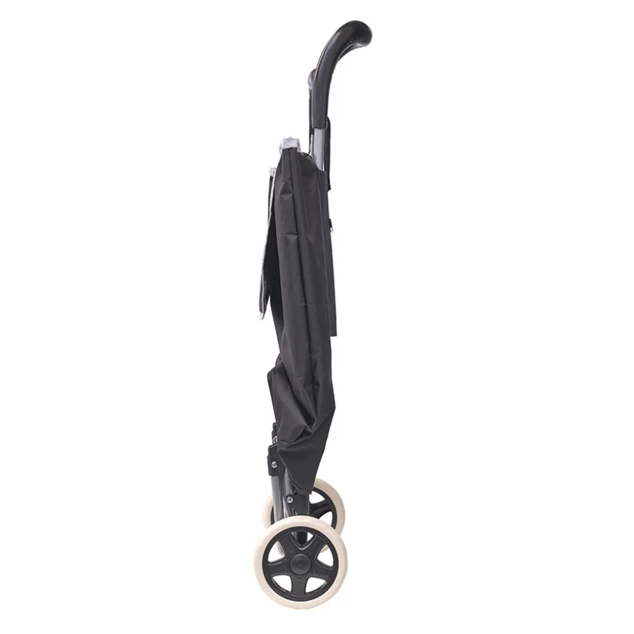 Shop Chariot de courses avec 2 sacs interchangeables Panier De Rangement