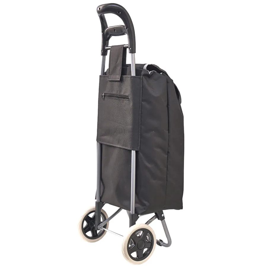 Shop Chariot de courses avec 2 sacs interchangeables Panier De Rangement