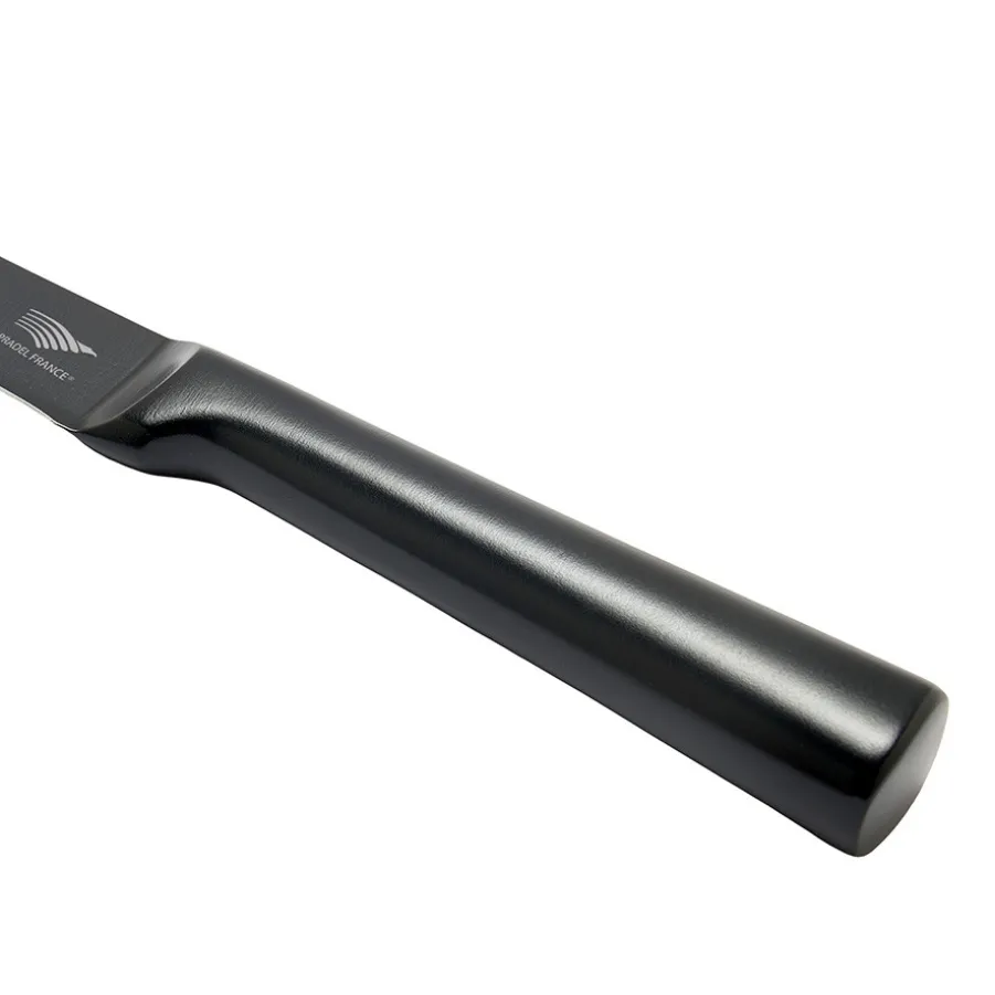 Clearance Lot de 6 couteaux à steak tout inox noir Couteaux À Steak